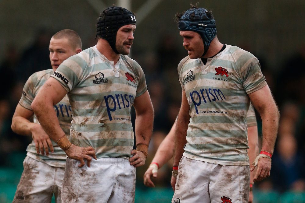 Flip van der Merwe and James Horwill, Cambridge Executive MBA (EMBA) participants, at the 138th Varsity Match